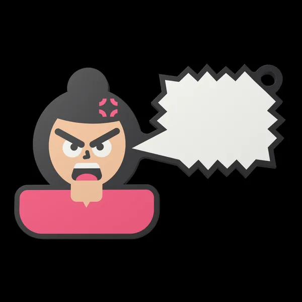 “Angry Mom” Keychain – 3D Print File – photo 2
