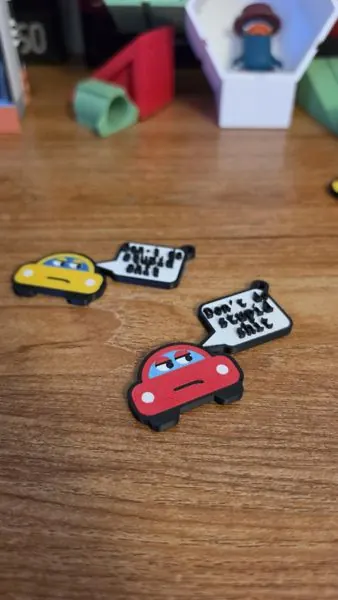 “Bored Car” Keychain with Your Text – photo 5